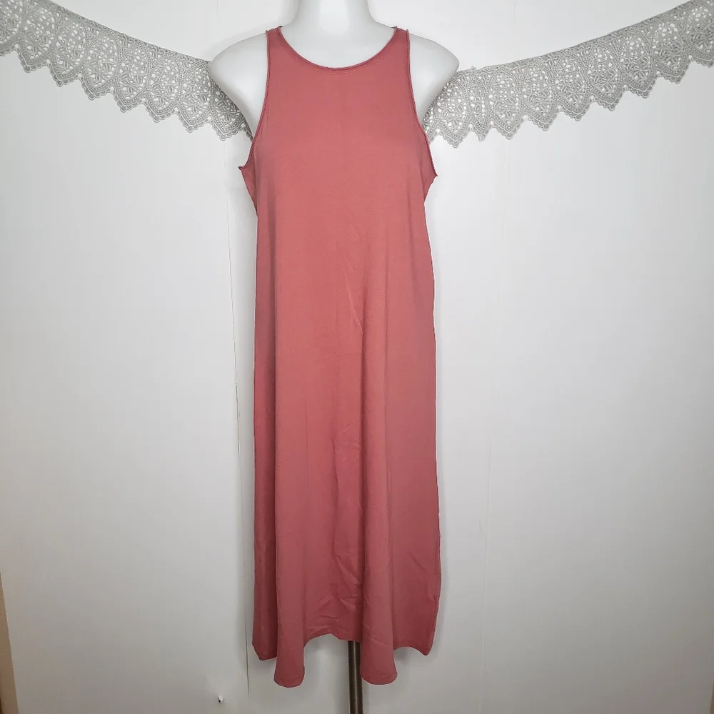 Madewell Softfade cotton coverup tank dress midi length small NWT - Picture 1 of 9